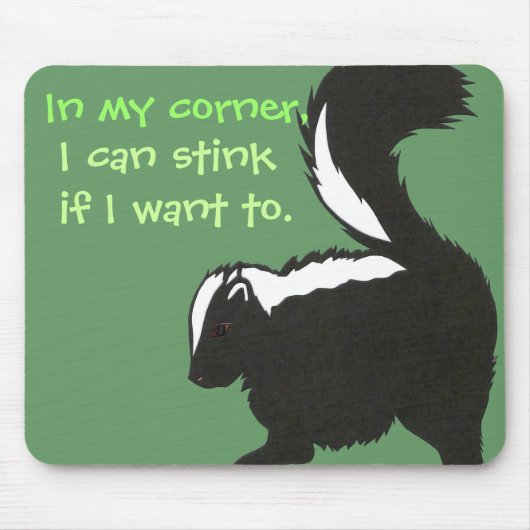 Baby Skunk Mousepad Muismat (Voorkant)