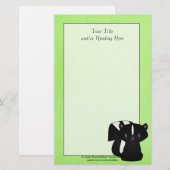 Baby Skunk Stationery Briefpapier (Voorkant / Achterkant)