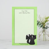 Baby Skunk Stationery Briefpapier (Staand voorkant)