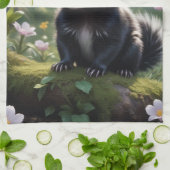 Baby Skunk Theedoek (Gevouwen)