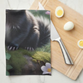 Baby Skunk Theedoek (Quarter Fold)