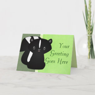 Baby Skunk Wenskaart Kaart