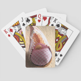 Baby Slapen in een walnoot Shell Pokerkaarten