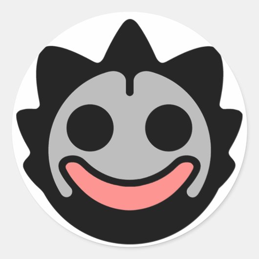 Baby Slappy Denka Headshot Ronde Sticker (Voorkant)