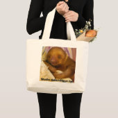 Baby sleuf grote tote bag (Voorkant (product))
