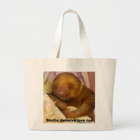 Baby sleuf grote tote bag (Voorkant)
