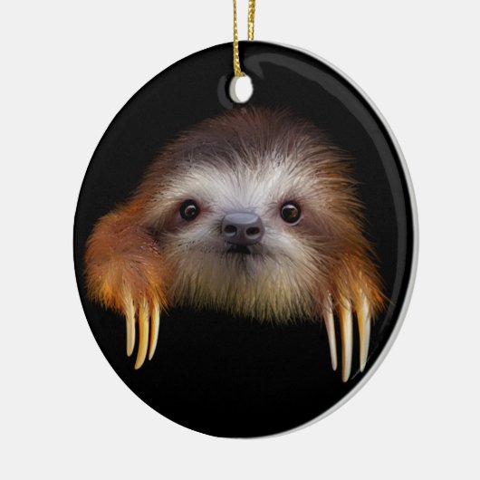 Baby sleuf keramisch ornament (Links)