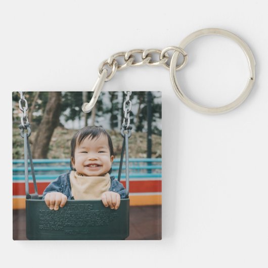 Baby Sleutelhanger glimlachen (Achterkant)