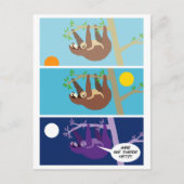 Baby Sloth Briefkaart (Voorkant)