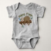 Baby Sloth Slaperige Tijd! Romper (Voorkant)