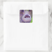 Baby Sloth Vierkante Sticker (Tas)