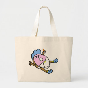 Baby smaak donut grote boodschappentas tote bag
