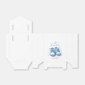Baby Sneakers Baby shower, Boy Baby shower Bedankdoosjes (Uitgevouwen)