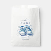 Baby Sneakers Baby shower, Boy Baby shower Bedankzakje (Voorkant)