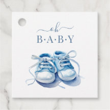 Baby Sneakers Baby shower Uitnodiging, Baby Boy
