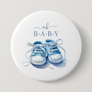 Baby-sneakers babyfeest Minimalistische babyjongen Ronde Button 7,6 Cm