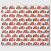 Baby Sneakers met Basketball Cadeaupapier (Vlak)