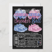 Baby Sneakers Sneaker Bal Geslacht Onthulling Kaart (Voorkant)