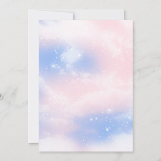 Baby Sneakers Sneaker Ball Geslacht onthullen Kaart (Achterkant)