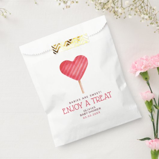 Baby snoep baby shower Favor Bag Bedankzakje (Gezegeld)