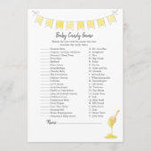 Baby Snoep Game Teddy Bear en Honey Kaart (Voorkant)