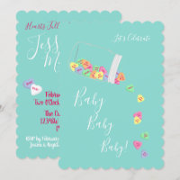 BABY Snoep Harten Baby shower