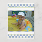 Baby Snower Bedankt Briefkaarten (Voorkant)