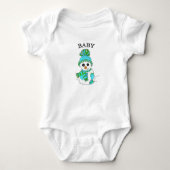 Baby Snowman Cute Whimsical Romper (Voorkant)