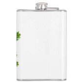 Baby Snowman met Crystal Snowflakes Ornament Heupfles (Achterkant)