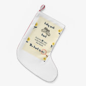 Baby Sock Hunt Game Stocking Kleine Kerstsok (Voorkant (Hangend))