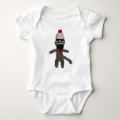 Baby Sock Monkey Romper (Voorkant)