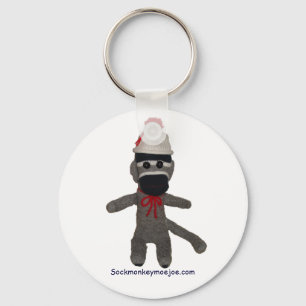 Baby Sock Monkey-Sleutelhanger Sleutelhanger