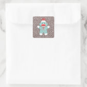 Baby Sock Monkey Sticker (Tas)