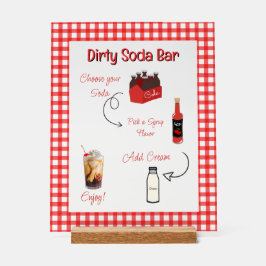 Baby Soda Klaar om te Knalen Vies Soda Bord