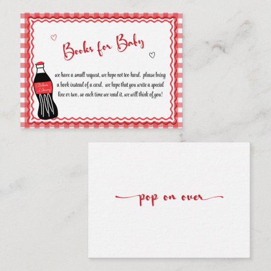 Baby Soda Ready to POP Book for Baby Informatiekaartje (Voorkant / Achterkant)