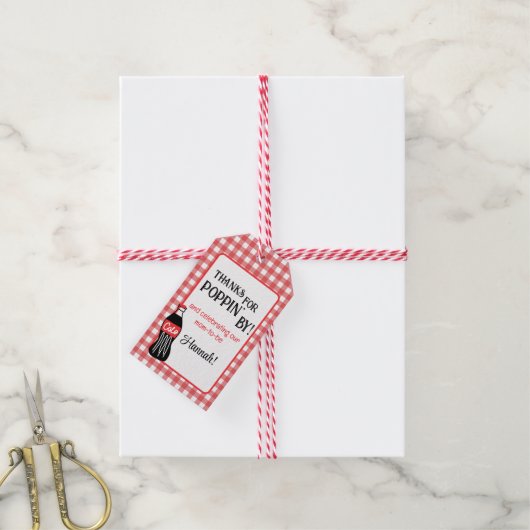 Baby Soda Ready to POP  Cadeaulabel (Met Touw)