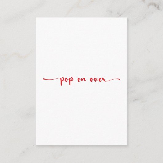 Baby Soda Ready to POP Diaper or Wipes Informatiekaartje (Achterkant)