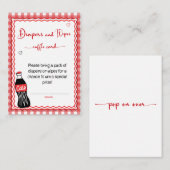 Baby Soda Ready to POP Diaper or Wipes  Informatiekaartje (Voorkant / Achterkant)