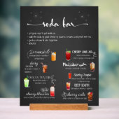 Baby Soda Ready to POP Soda Bar  Acryl Bord (Neutraal)