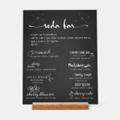 Baby Soda Ready to POP Soda Bar  Acryl Bord (Voorkant)