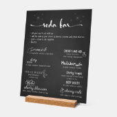 Baby Soda Ready to POP Soda Bar  Acryl Bord (Hoek)