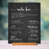 Baby Soda Ready to POP Soda Bar  Acryl Bord (Neutraal)