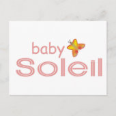 Baby Soleil Briefkaart (Voorkant)