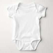 Baby Solid White Jersey Bodysuit
