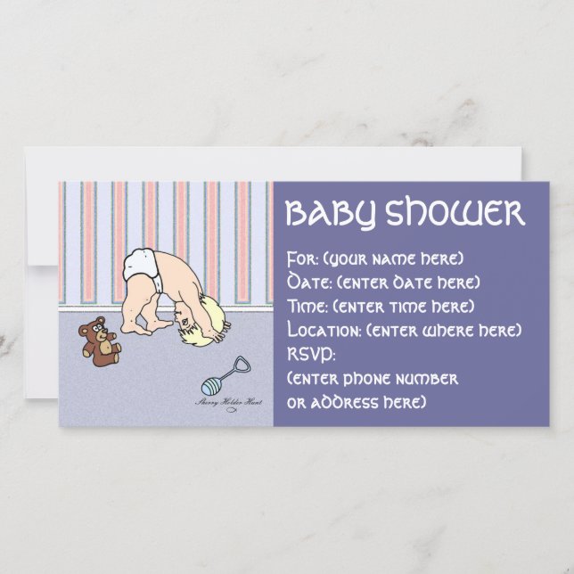 Baby Somersault Baby shower (Voorkant)