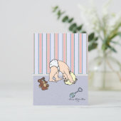 Baby Somersault Briefkaart (Staand voorkant)
