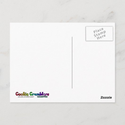 Baby Somersault Briefkaart (Achterkant)