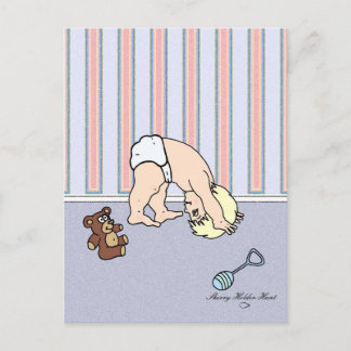 Baby Somersault Briefkaart