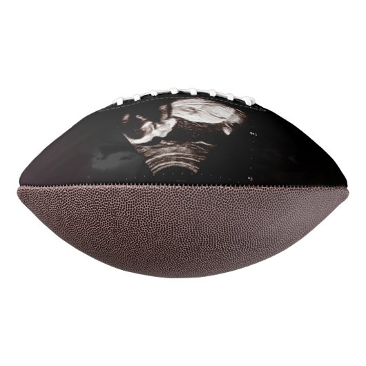 Baby Sonogram First Vaderdag Aangepaste naam American Football (Gedraaid 90)