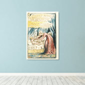 'Baby Sorrow', bord 39 (Bentley 48) uit 'Sangen' Canvas Afdruk (Insitu (Houten vloer))